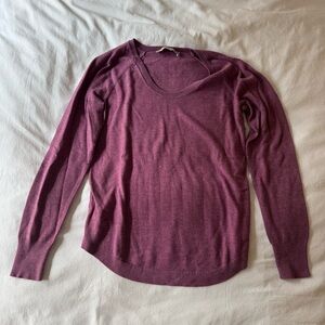 Loft Purple Long Sleeve Sweater